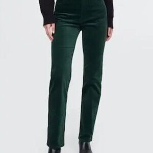GAP High Rise Velvet '90's Straight Pant